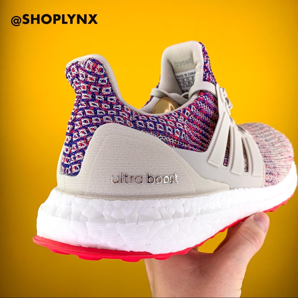 Adidas Ultraboost 4.0 Beige Shock Red - Picture 3 of 8